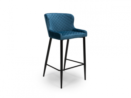 Malcolm Blue Bar Stool
